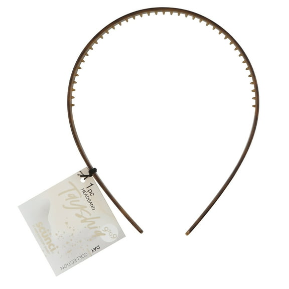 Tayshia by Scunci Flexible Plastic Headband, Tortoise Print