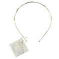 thumbnail image 1 of Tayshia by Scunci Star Thin Metal Double Banded Comfort Headband, Gold, 1 of 5