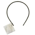 thumbnail image 1 of Tayshia by Scunci Thin Plastic Comfort Headband, Metal Chain with Black Plastic Base, 1 of 6