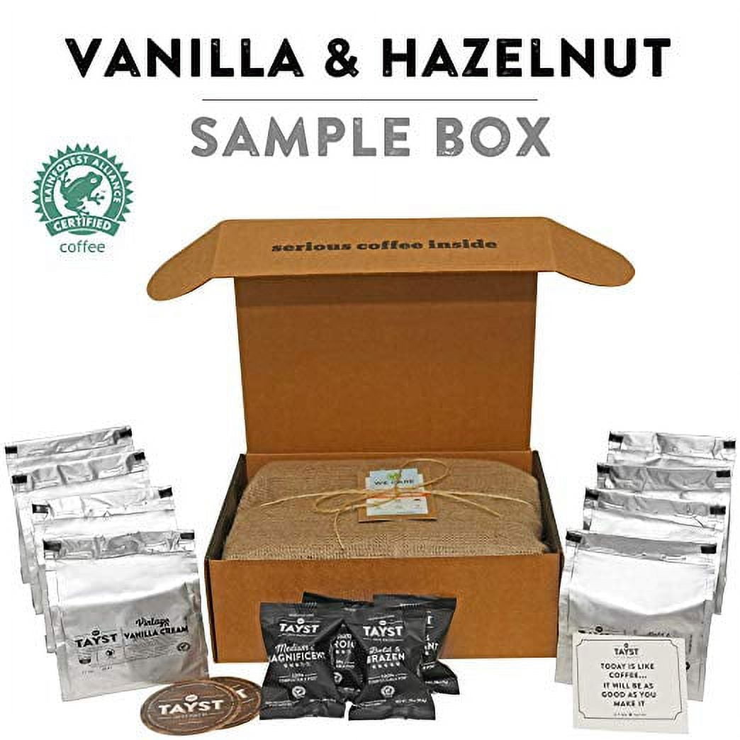 Tayst Coffee Pods | Flavor Sampler | 100 ct. | 100% Compostable Keurig K-Cup compatible | Gourmet Coffee in Earth Friendly packaging