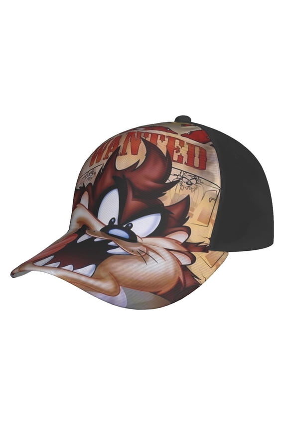 Taz Animal Mania Anime Baseball Cap Hats Adjustable Snapback Caps Cool Dad Hat for Men Women Teens Best Gift