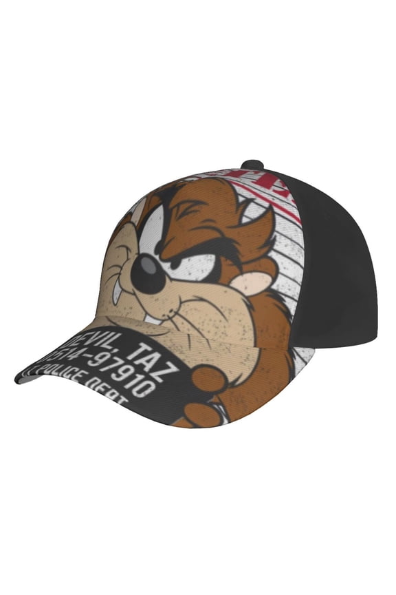 Taz Animal Mania Anime Baseball Cap Hats Adjustable Snapback Caps Cool Dad Hat for Men Women Teens Best Gift