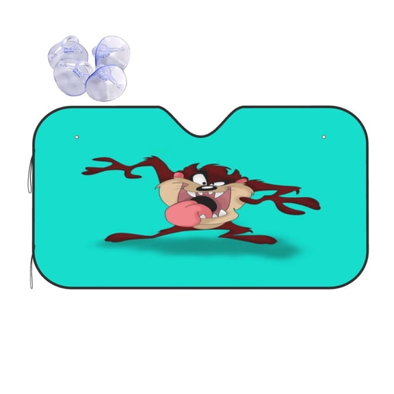 Taz Mania Car Windshield Sunshade Foldable Keep Vehicle Cool Car Sunshade for Car Truck Auto Accessories Gifts