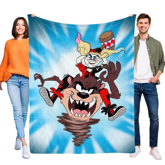 Taz Mania Throw Blanket Gifts for Fans Lover Girls Boys Women Present Hoodie Him Bed 30"x40"