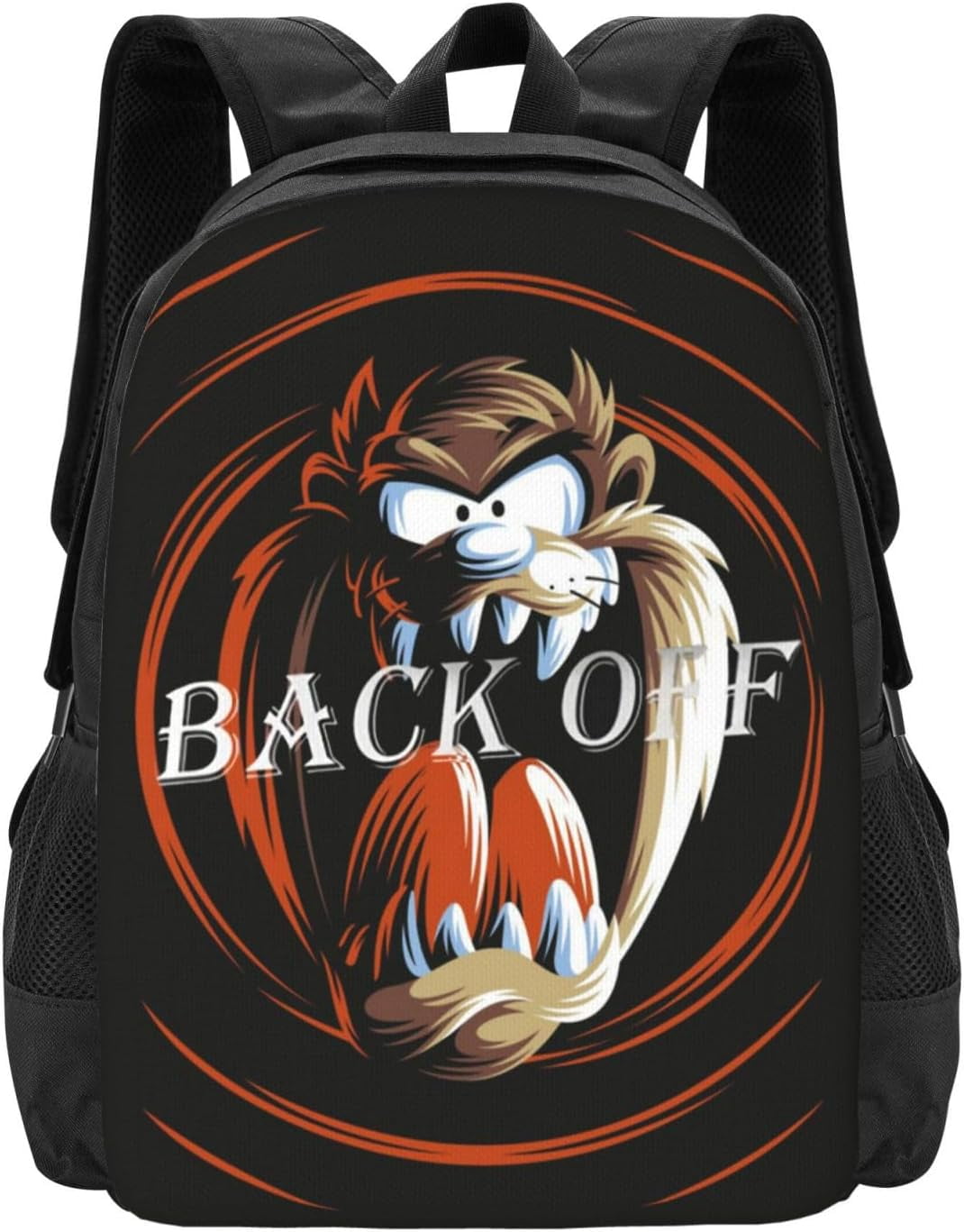 Lwufnok Tasmanian Devil Taz Backpack – 16" Casual High Capacity School Travel Backpack For Girls, Boys, Men