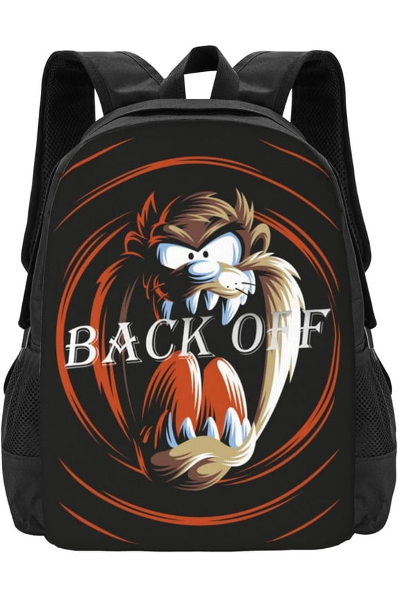 Taz Tazmanian Devil School Backpack Looney Tunes Travel Backpack Laptop Bag Cartoon Backpack Casual Daypack For Men Women