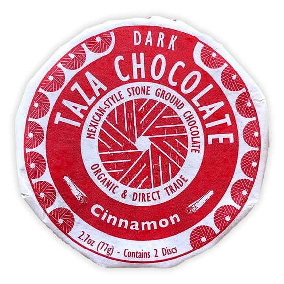 Taza Chocolate Organic Chocolate Disc Cinnamon -- 2.7 oz Pack of 3