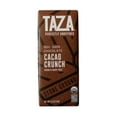 thumbnail image 1 of Taza Chocolate Organic Dark Chocolate Bar Stone Ground Cacao Crunch 2.5 oz Pack of 2, 1 of 5