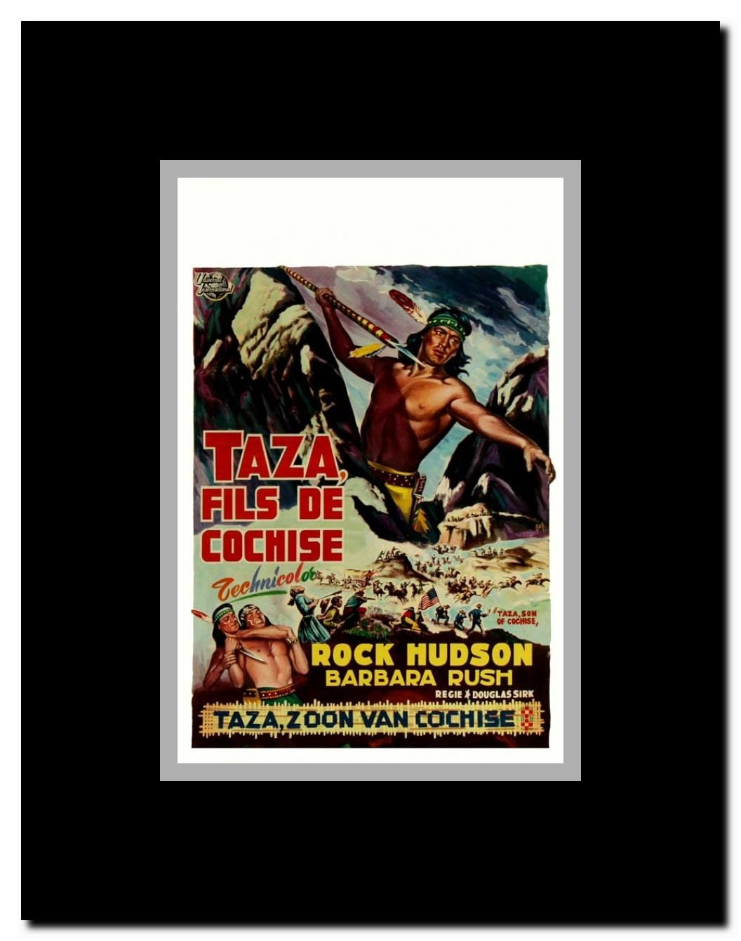 Taza Son Of Cochise Framed Movie Poster