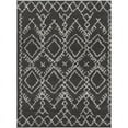 thumbnail image 1 of Taza shag TZS-2328 5'2" x 7' Rug in Black and White, 1 of 3