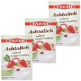 thumbnail image 1 of Tazah Ashtalieh, 3-Pack (7 oz/200g Each) – Cream Pudding with Orange Blossom (Ashta) - No Artificial Colors, 1 of 7