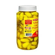 TAZAH Chili Peppers 22oz 624g  Pickled Hot Yellow Cascabella Peppers