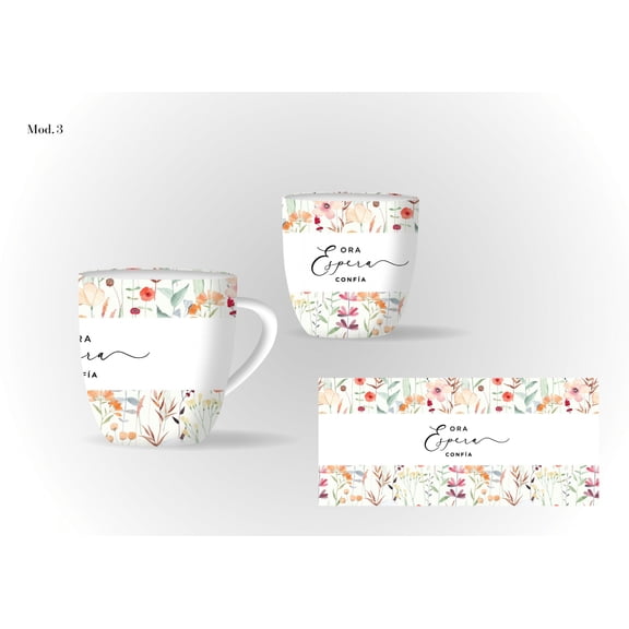 Tazas Elegance 2024 - Ora. Espera. Confa.