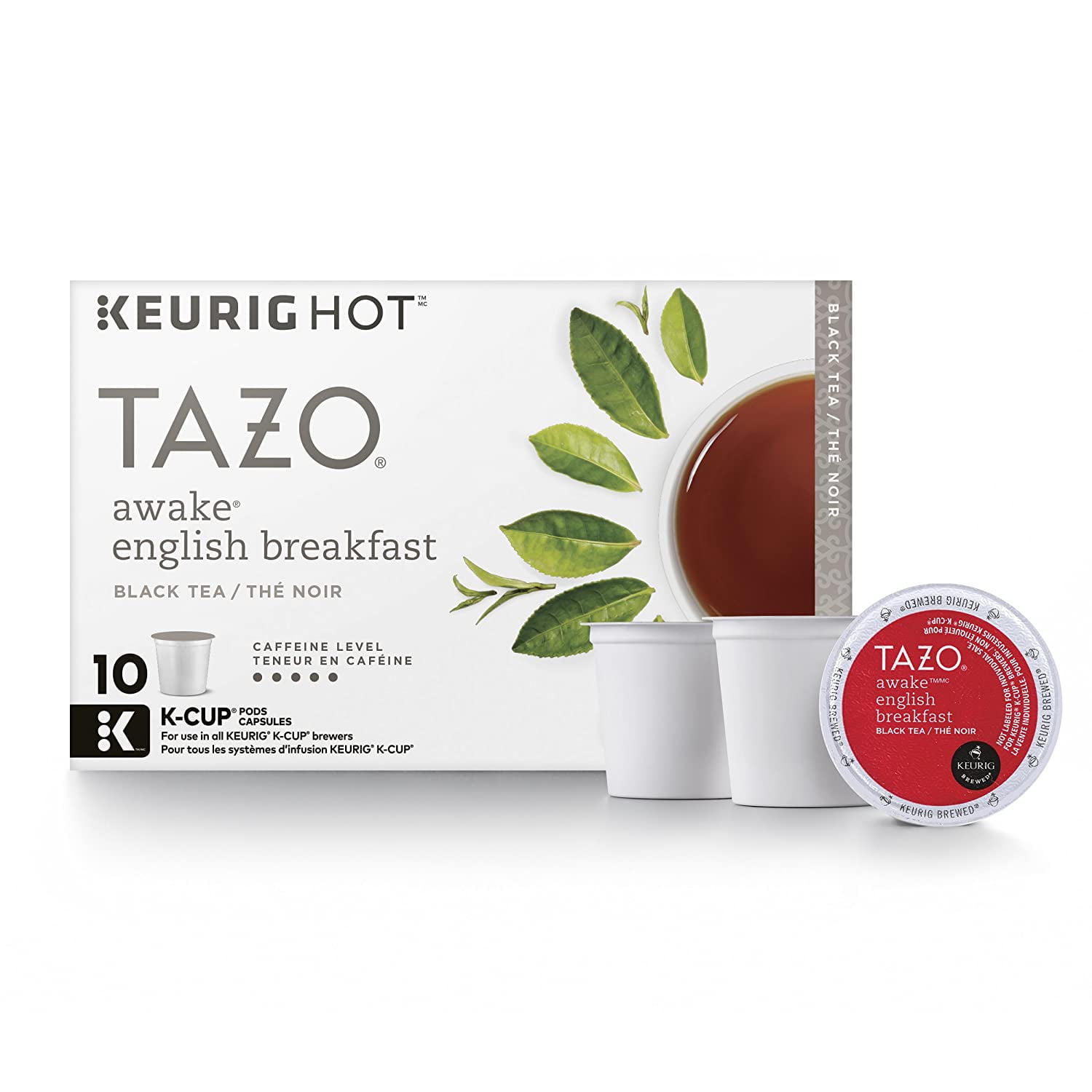 Tazo Awake English Breakfast Black Tea KCup (10 singleserve KCup