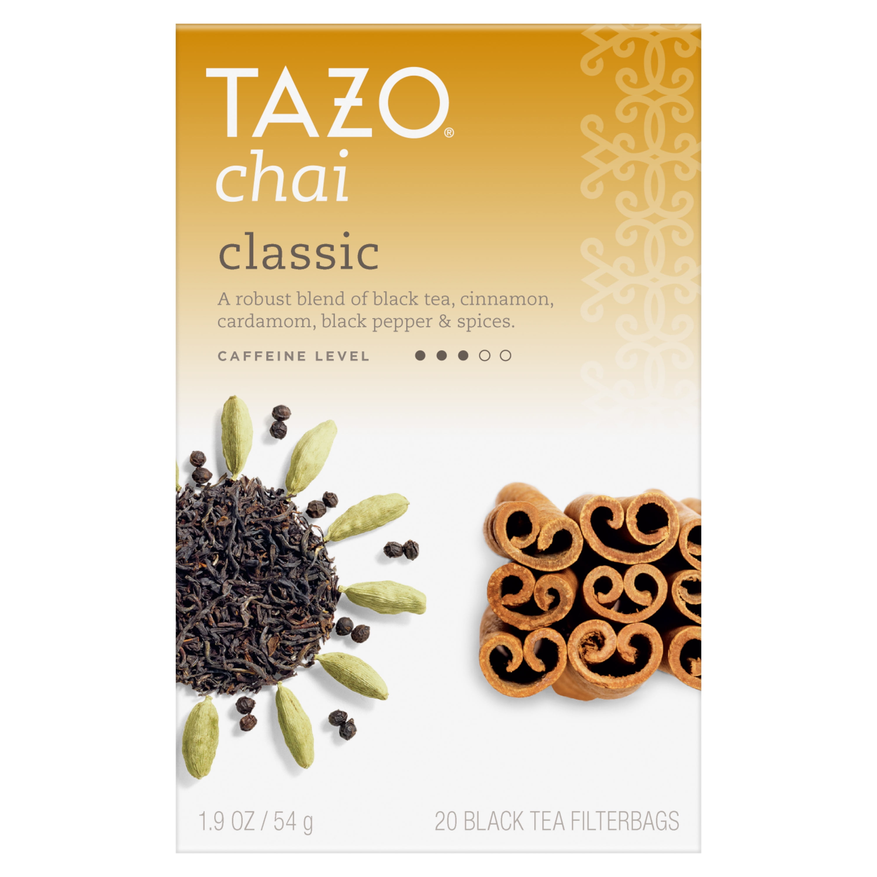 Tazo, Chai Classic Black Tea, Tea Bags, 20 Count Box