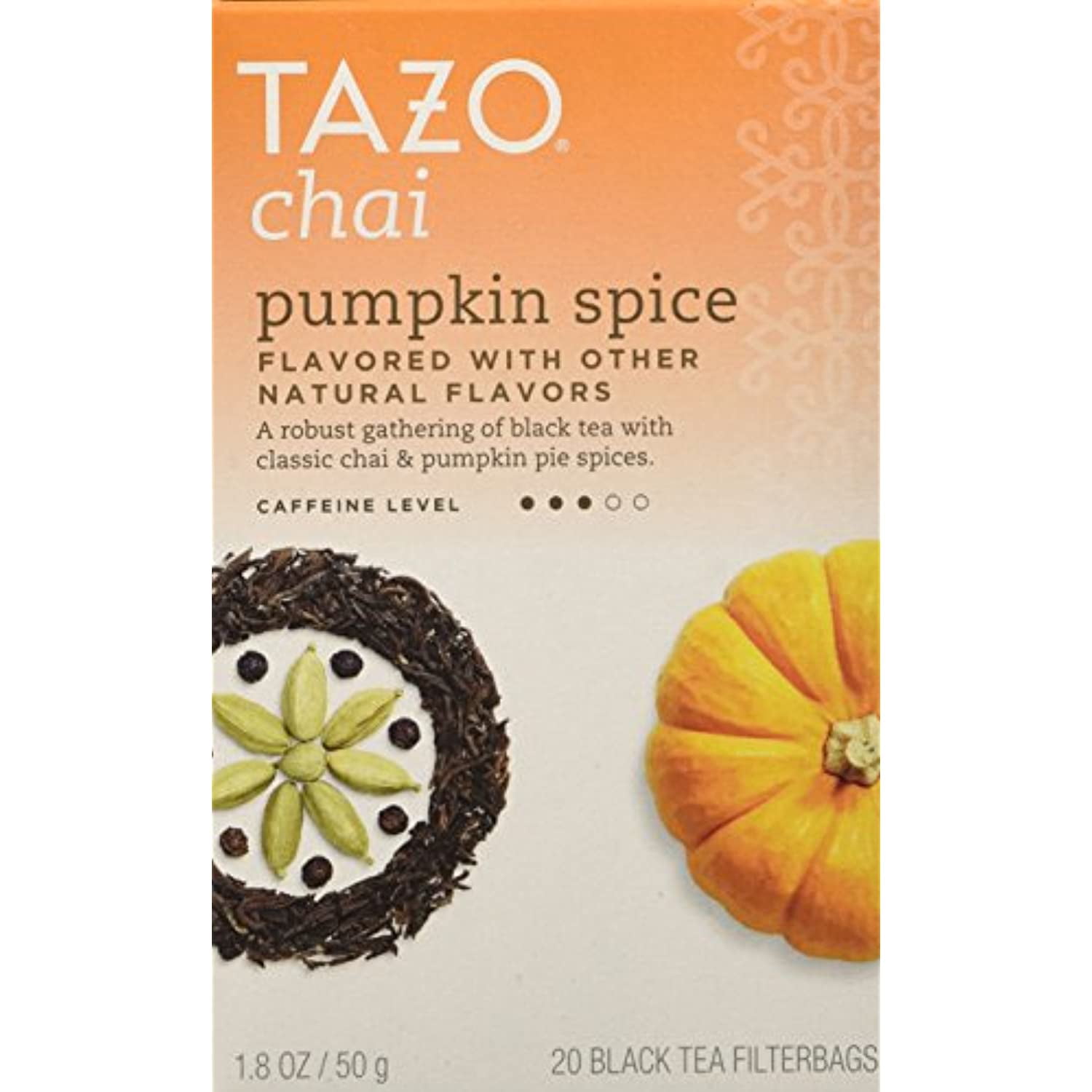 Tazo Chai Pumpkin Spice Box Of 20 Teabags