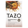 thumbnail image 1 of Tazo Chai Pumpkin Spice Tea Bags Black Tea 20 ct, 1 of 5