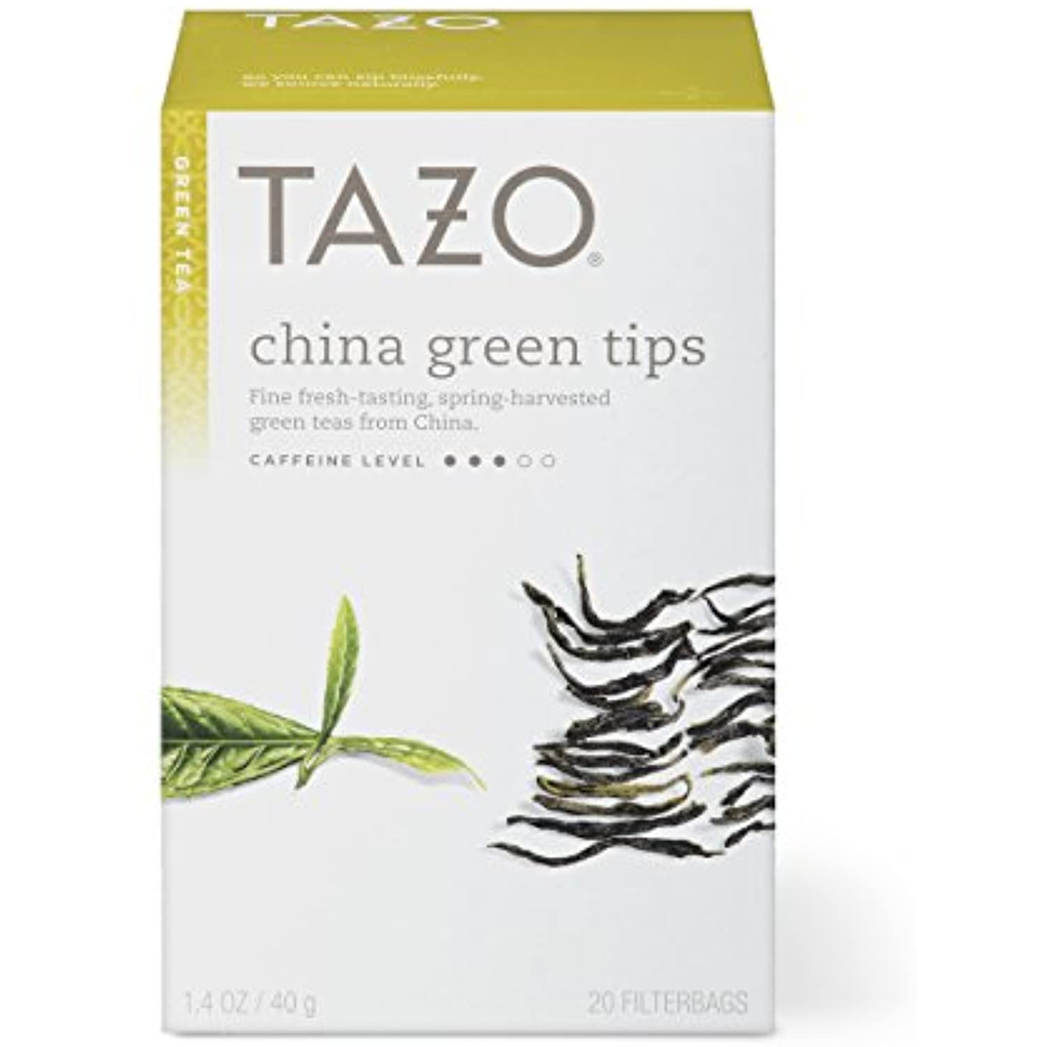 Tazo China Green Tips Green Tea Filterbags (20 Count)