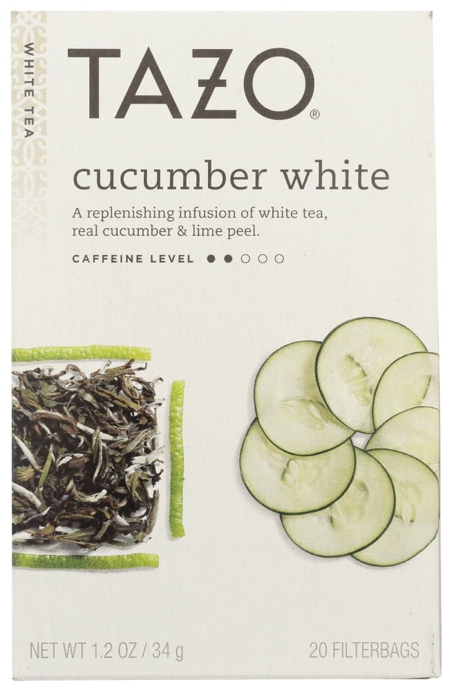 Tazo Cucumber White Tea, 20 Ct