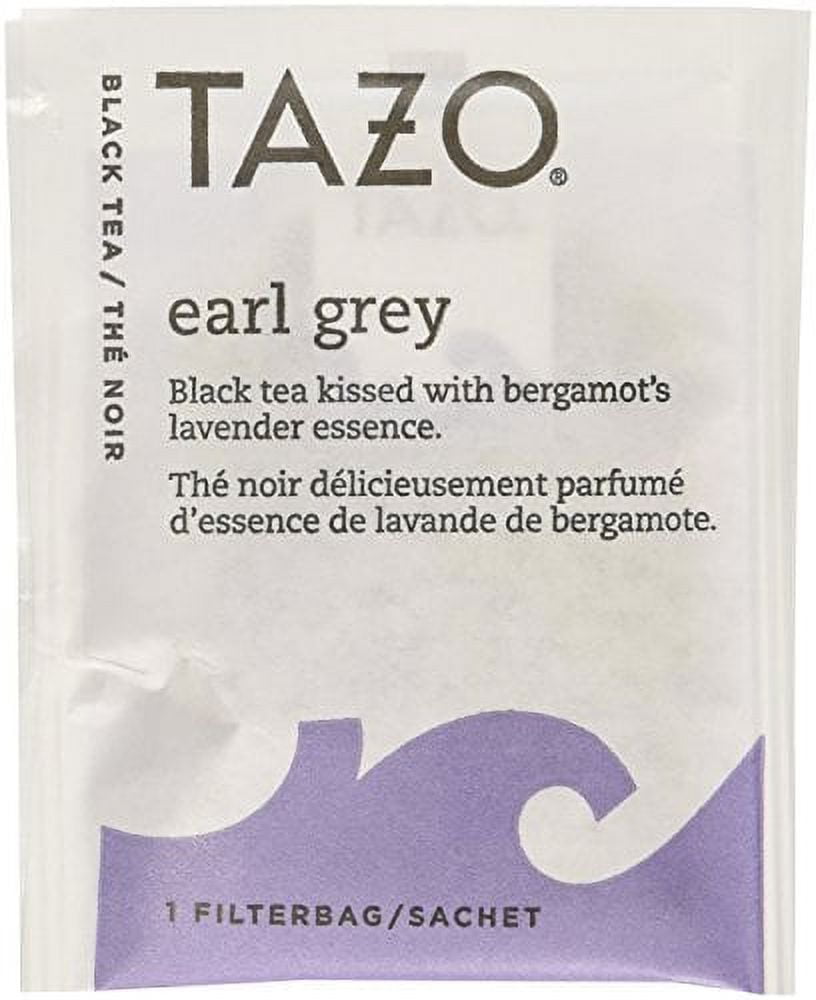Tazo Earl Grey Black Tea, 20Count Tea Bags (Pack of 6)