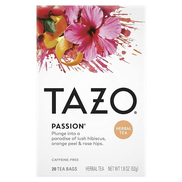 Tazo Herbal Tea Passion 20 Tea Bags