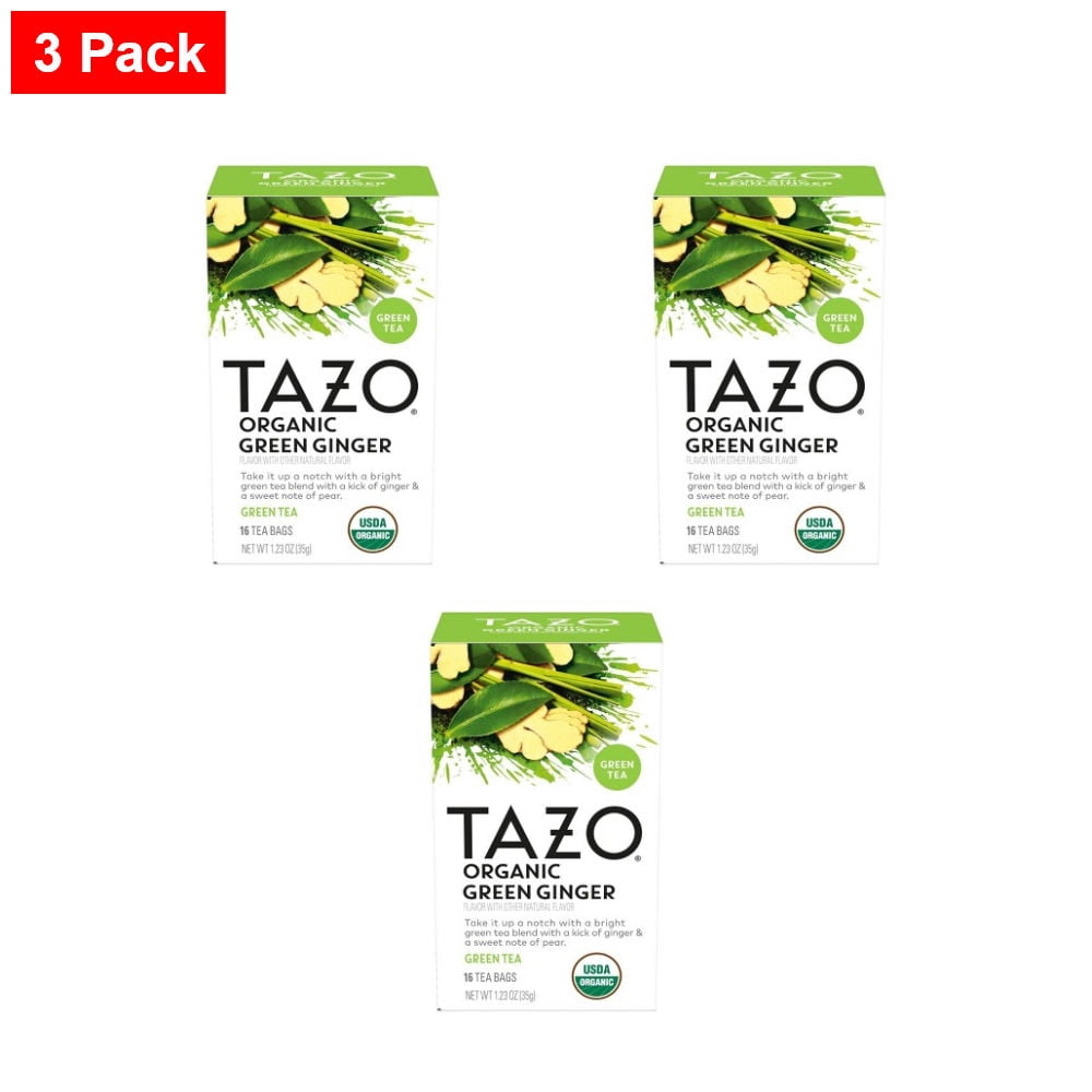 Tazo Organic Green Ginger Tea Bags - 16ct