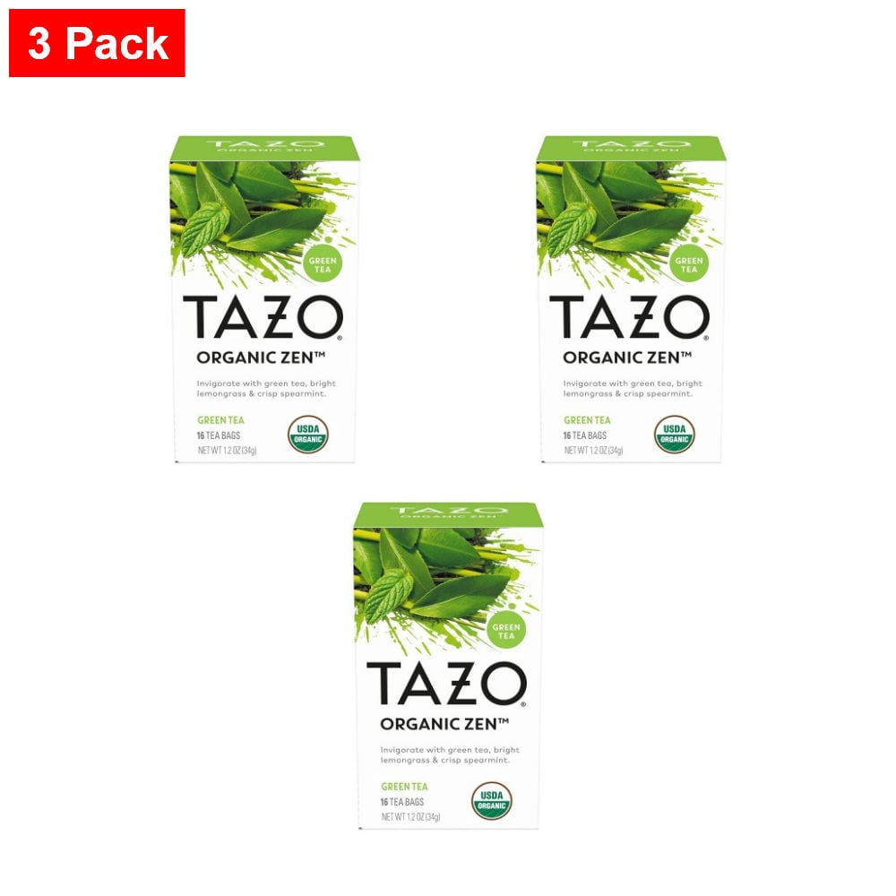 Tazo Organic Zen Green Tea - 16ct/1.2oz