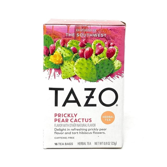 Tazo Prickly Pear Cactus Tea Bags - 16 bags - 1 box