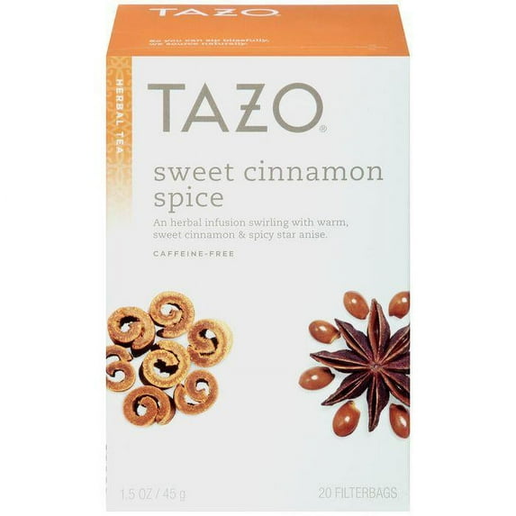Tazo Sweet Cinnamon Spice Tea 20 Bags (Pack of 2)