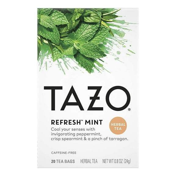 Tazo Tea - Herbal Tea Organic Refresh Mint - Case Of 6-16 Bags