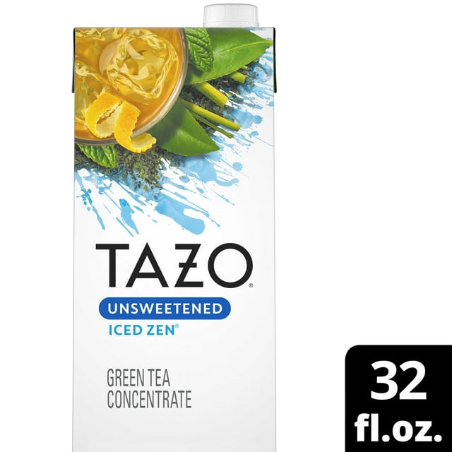 Tazo Zen Unsweetened Iced Green Tea Concentrate, 32 Ounce 6 per case