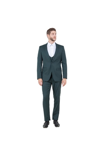 slim fit dress slacks Zapaka Men Dark Green 3-Pieces Men's Suits Slim Fit Shawl Lapel Tuxedos Homecoming Suits, Purple / L