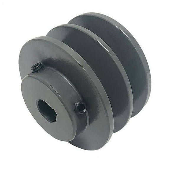 7/8 in Fixed Bore 1 Groove V-Belt Pulley 12.25 in OD