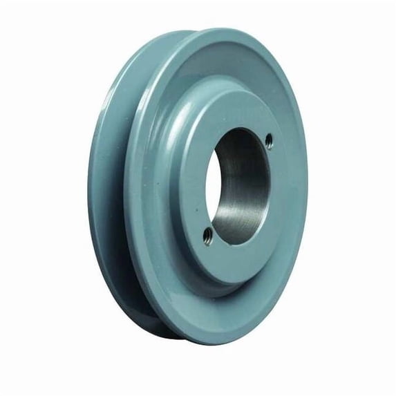1/2 in to 1-1/2 in Quick Detachable Bushed Bore 1 Groove V-Belt Pulley 5.95 in OD