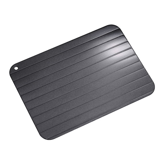 Tbest Defrost Plate,Metal Aluminum Fast Safe Food Meat Defrosting Thawing Tray Plate Home Kitchen Gadget, Meat Thawing Tray