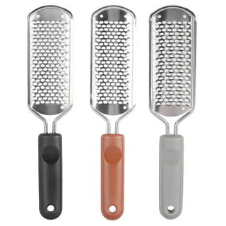 BUTORY Pedicure Foot File Stainless Steel Colossal Foot Rasp Dead Skin Heel  Scrub Shaver Callus Remover for Dry and Wet Toe and Feet Peel 