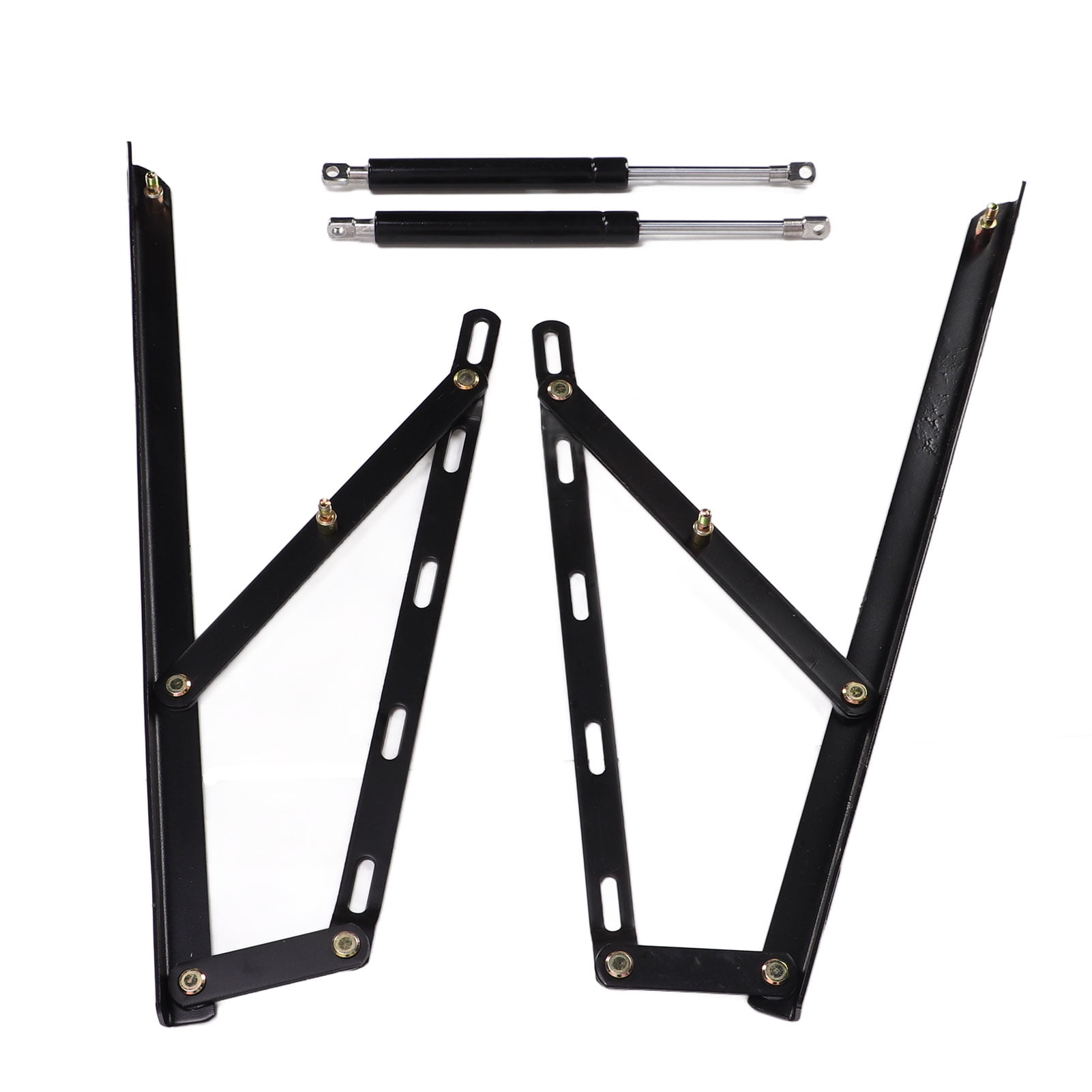 Tbest Living Bed Lift Mechanism,1 Pair RV Bed Gas Spring Carbon Steel