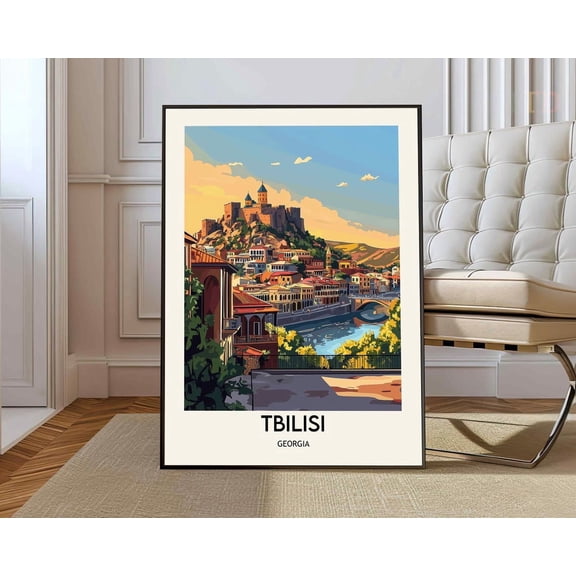 Tbilisi Georgia Historic City Poster Unframed Paper Print