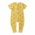 thumbnail image 1 of Tbopshirt Baby Boy Romper,toddler Romper,Summer Newborn toddler Baby Girls Boys Bodysuit Short Sleeve Printed Zipper one-piece Romper Jumpsuit,Baby Clothes, 1 of 2