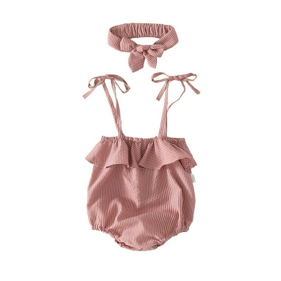 Tbopshirt Baby Girl Romper,toddler Romper,6-9 Months Jumpsuit Female Summer Newborn Sling Thin Cover Crawling Suit,Baby Clothes