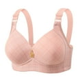 thumbnail image 1 of Tbopshirt Bra for Women Plus Size Cover Beautiful Back Gathered Push Up Bra Full Coverage Everyday Bras, 1 of 2