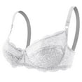 thumbnail image 1 of Tbopshirt Bras for Women Plus Size Clearance,Stretch Push-Up Womens Bras,Women's Lingerie Bra Sexy Underwear Gathered Underwired Gathered Lace Bra,Up to 50% Off Fashion, 1 of 1