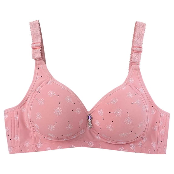 Tbopshirt Bras for Women Plus Size,Wirefree Padded Bra Push Up,Woman Color Thin andSteel Hoop Gathered Breathable Underwear for Daily Bras,Women's T-Shirt Bras