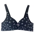 thumbnail image 1 of Tbopshirt Bras for Women Plus Size,Wirefree Padded Bra Push Up,Woman Color Thin andSteel Hoop Gathered Breathable Underwear for Daily Bras,Women's T-Shirt Bras, 1 of 2