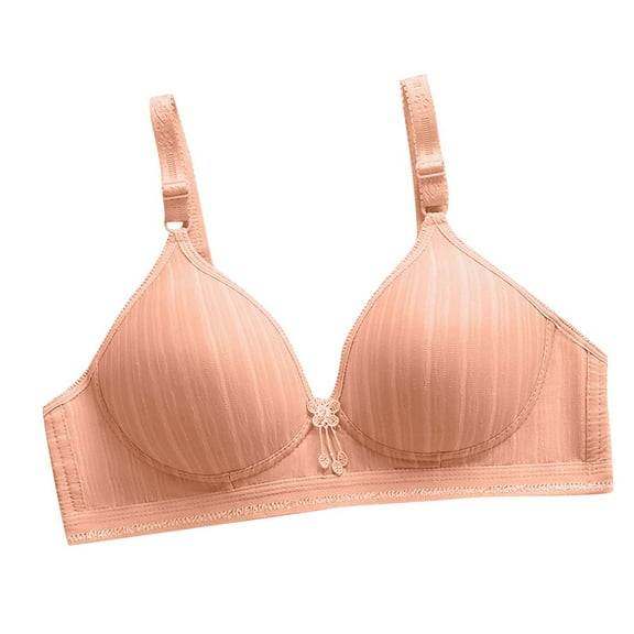 Tbopshirt Bras for Women Plus Size,Wirefree Padded Bra Push Up,Woman's Embroidered Glossy Comfortable Breathable Bra Underwear No Rims,Women's T-Shirt Bras