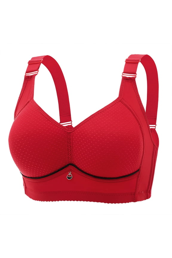 Bras for Women Plus Size,Wirefree Padded Bra Push Up,Woman's Embroidered Glossy Comfortable Breathable Bra Underwear No Rims,Women's T-Shirt Bras