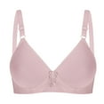 thumbnail image 1 of Tbopshirt Bras for Women Plus Size,Wirefree Padded Bra Push Up,Woman's Fashion Plus Size Wire Free Comfortable Push up Hollow Out Bra Underwear,Women's T-Shirt Bras, 1 of 5