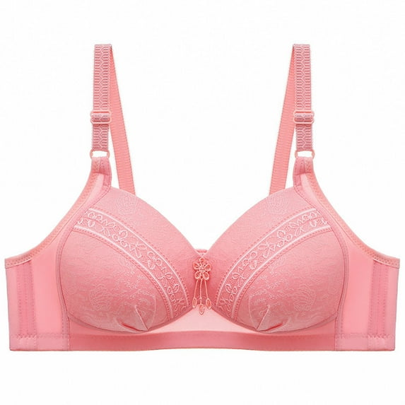 Tbopshirt Bras for Women Plus Size,Wirefree Padded Bra Push Up,Woman's Solid Color Comfortable Hollow Out Perspective Bra Underwear No Rims,Women's T-Shirt Bras