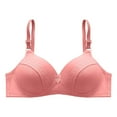 thumbnail image 1 of Tbopshirt Bras for Women Plus Size,Wirefree Padded Bra Push Up,Women Bra Large andThin Without Steel Ring with Side Folding andFading Full Cup Bra,Women's T-Shirt Bras, 1 of 5