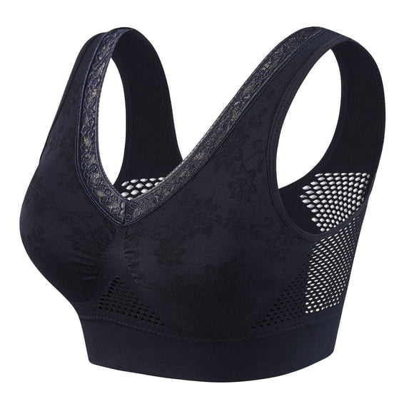 Tbopshirt Bras for Women Push Up Bra Plus Size Middle Aged and Elderly Bras Without Steel Rings Large Size Underwear Front Button Style Bra Comfortable Bra